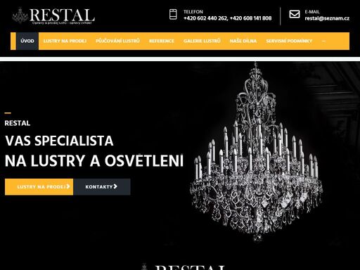 opravy lustrů, servis lustrů, mytí lustrů, opravy starožitných lustrů, restaurování lůstrů