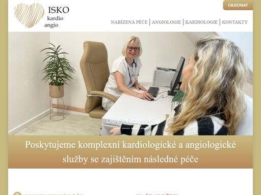 isko kardiologická a angiologická ambulance - poskytujeme komplexní kardiologické a angiologické služby se zajištěním následné péče.