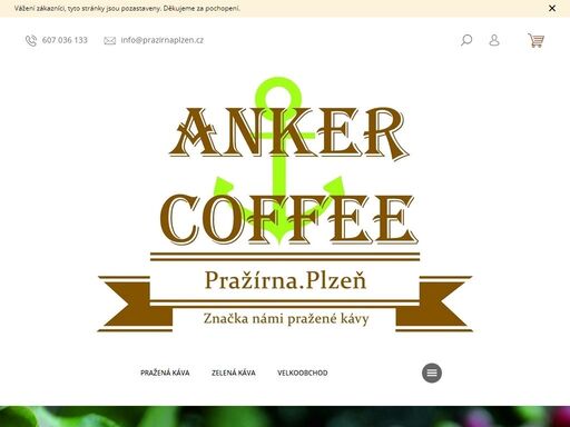 pražírna kávy plzeň - anker coffee.  
pražírna plzeň - vlastní dovoz zelené kávy, pražení po malých dávkách a ruční třídění zrn, to jsme my!
 
 
datum minimální trvanlivosti je vyznačen na obalu během plnění sáčků.
 
na našich stránkách na  facebooku  naleznete videa a snímky z našich cest za kávou, aktuální…