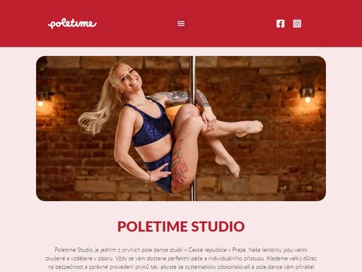 poletime studio poletime studio je jedním z prvních pole dance studií v české republice v praze. naše lektorky jsou velmi zkušené a vzdělané v oboru. vždy s ...