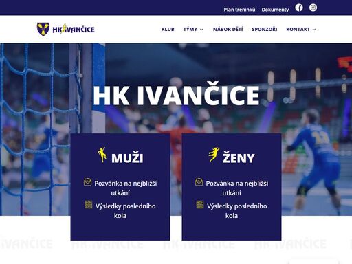 klubový web hk ivančice