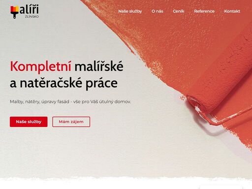 nabízíme malířské, natěračské a zednické práce včetně nátěrů fasád – kvalitně, spolehlivě a s důrazem na detail a vaši spokojenost.