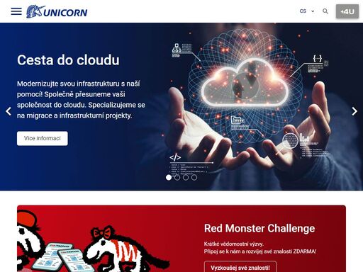 unicorn je renomovaná evropská společnost poskytující ty největší informační systémy a řešení z oblasti informačních technologií.