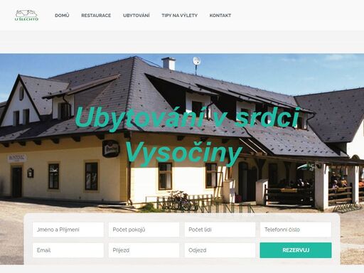 náš penzion s restaurací poskytuje služby zákazníkům, kteří hledají přijemné prožití volna v prostřední vysočiny.
