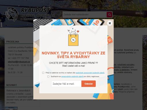 rybářské potřeby bruntál, najdete zde vše, jak pro začínající rybáře, tak pro pokročilé