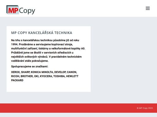 nabízíme prodej a servis tiskáren, kopírek, velkoformátových tiskáren a0 a pc