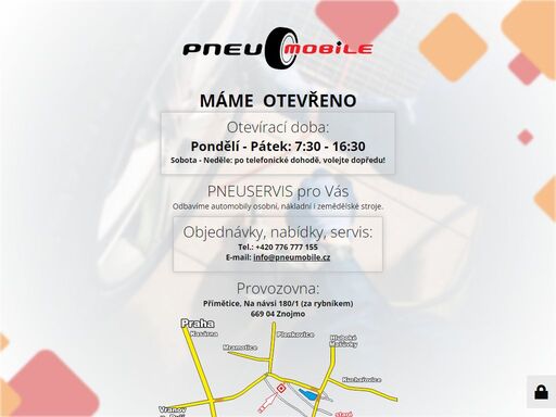 pneuservis pro osobní, nákladní a zemědělské stroje ve znojmě - přímětice