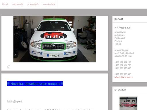 autoservis a pneuservis praha 6