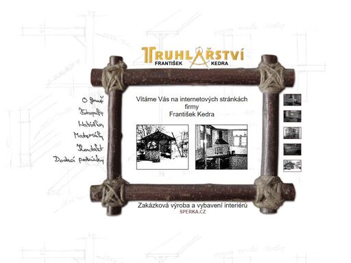 truhlářství františek kedra - zakázková výroba a vybavení interiérů.