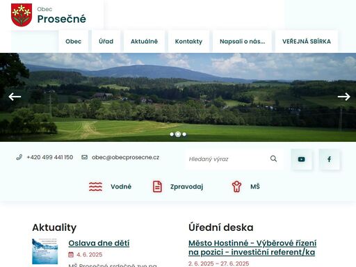 www.obecprosecne.cz