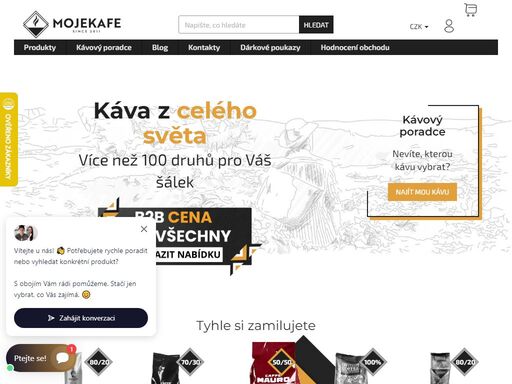 zrnková káva pro váš kávovar zde! prozkoumejte široký výběr a objednejte si čerstvou kávu přímo k vám domů. káva, čokoláda, čaj to vše na mojekafe