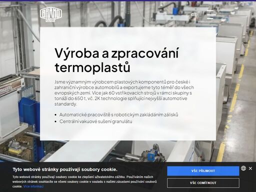 díky široké vertikální integraci dokážeme efektivně řídit celý výrobní proces, od vývoje přes výrobu až po hotový produkt. | nástrojárna, slévárna, lisování a ohýbání, obrábění, řezání laserovým paprskem, svařování, tepelné zpracování a a povrchové úpravy
