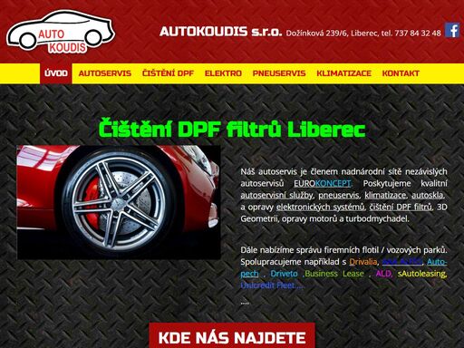 jaroslav koudelka / autoservis liberec - opravy aut, autoelektro, pneuservis