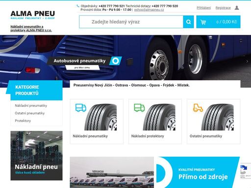 specializovaný e-shop na nové nákladní pneumatiky a kvalitní nákladní protektory. stavební pneumatiky, pneumatiky pro traktory, autobusové pneu a další pneumatiky velkých rozměrů.