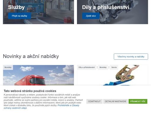 prodej a servis nákladních vozidel daf a tatra, napa trucks spol. s r.o.