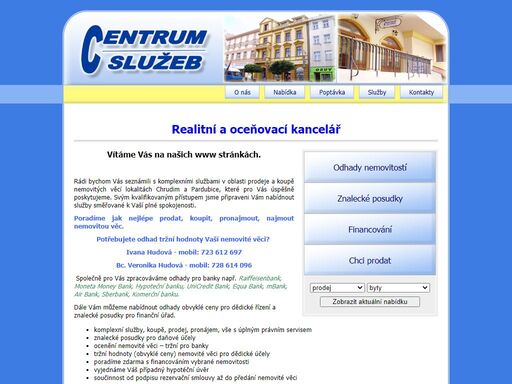centrum služeb - realitní a oceňovací kancelář