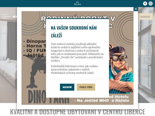 hotel liberec nabízí ubytování liberci v nově rekonstruovaných pokojích v centru liberce. sluneční terasa a moderní sauna. konferenční sály.