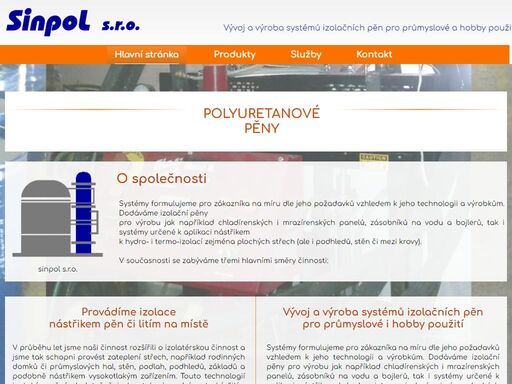vývoj a výroba systémů izolačních pěn pro průmyslové i hobby použití