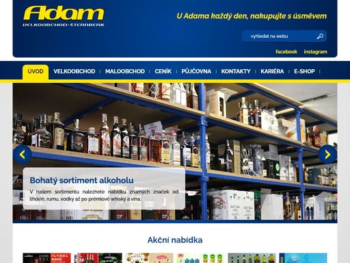 adam velkoobchod, s.r.o. se zabývá velkoobchodní distribucí alkoholu, limonád, cukrovinek, tabákových výrobků a drobné drogerie. působí převážně na moravě.