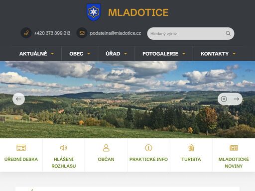 oficiální stránky obce mladotice