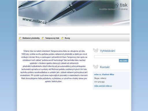 tamponový tisk a potisk reklamních předmětů ostrava