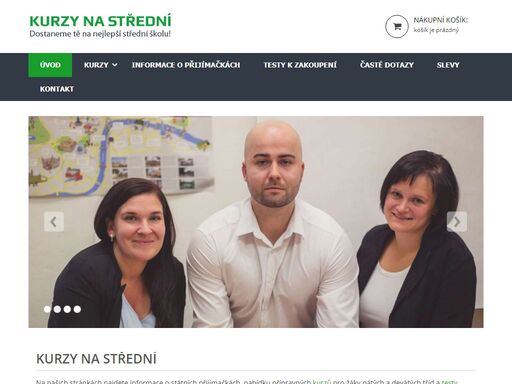 zabýváme se přípravou studentů na přijímačky na střední školy.