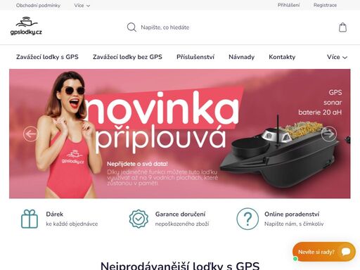 kvalitní zavážecí loďky s gps i bez gps na dálkové ovládání za dostupnou cenu a se zárukou. odeslání do druhého dne.