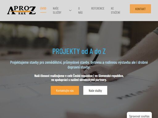 projektování staveb, inženýrská činnost a poradenství. rodinné domy, byty, průmyslové a zemědělská stavby. působnost v české i slovenské republice.