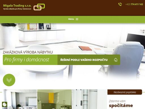 vyrábíme nábytek pro domácnosti i firmy. navrhneme vhodné řešení podle vašich finančních možností. zjistěte víc.