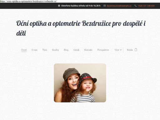www.ocni-optika-a-optometrie-bezdruzice.cz