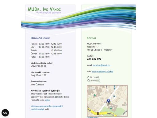 gynekologická ordinace, liberec. komplexní gynekologická ambulantní péče, těhotenská poradna.