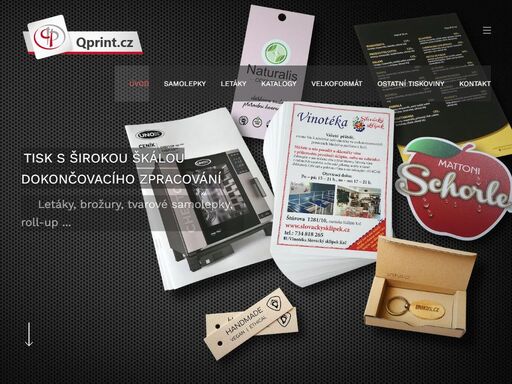 rychlý tisk malých a středních nákladů od vizitky po billboard.