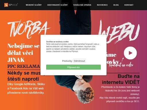 moderní tvorba webových stránek v brně. responzivní design, rychlé načítání, správa obsahu, seo ?. získejte web na míru od spweb.