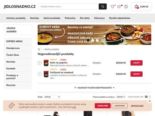jidlosnadno.cz expres menu brno