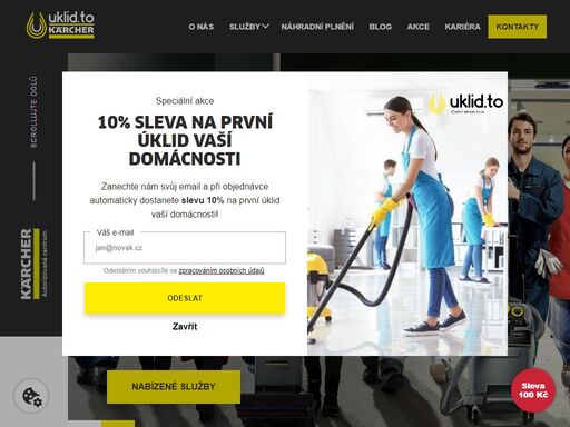 nabízíme pravidelný úklid domácností i firem, včetně dodávek hygienického materiálu. sázíme na profesionální služby, kvalitu a spolehlivost. ozvěte se nám!