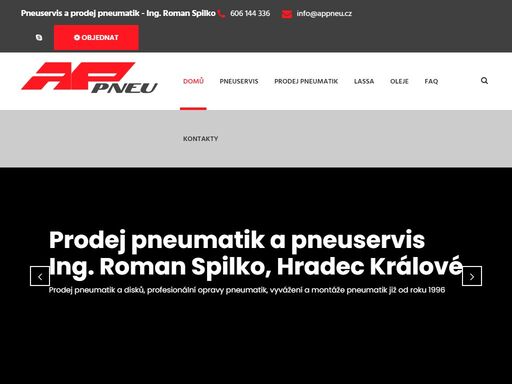 pneuservis a prodej pneumatik ing. roman spilko, na jezírkách 161, hradec králové 11, pneuservis, přezutí a opravy pneumatik, prodej pneumatik a disků