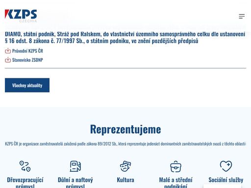 prosazuje specifické zájmy svých členů v oblasti legislativy a v dalších oblastech.