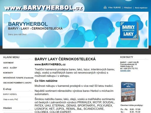 www.barvyherbol.cz
