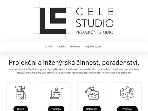 ing. lenka černá - projektování staveb a rekonstrukcí budov, zpracování projektové dokumentace, oceňování majetku pro věci nemovité, poradenskou činnost nejen stavebního zaměření.