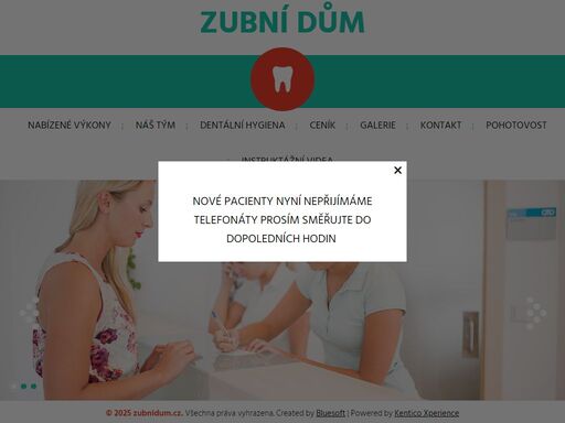 naším cílem je poskytovat komplexní zubní péči na co nejlepší úrovni v přátelském a klidném prostředí.