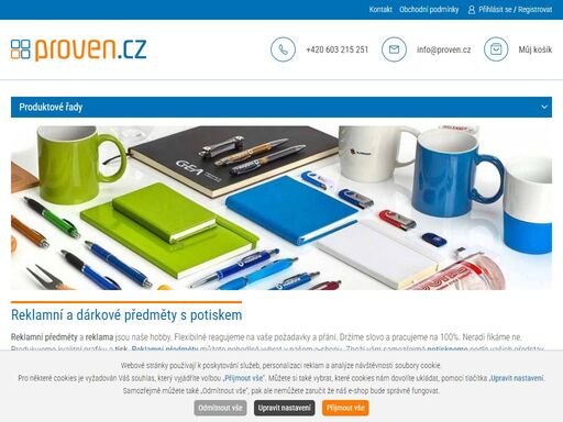 specialista na reklamní a dárkové předměty s potiskem. vybírejte reklamní předměty - od levných propisek až po luxusní dárky, usb flash disky, reklamní textil, kalendáře a diáře. na všechny reklamní předměty nabízíme kvalitní potisk.