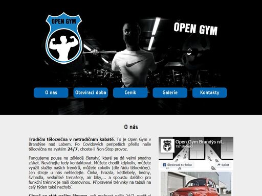 open gym cross fit brandýs nad labem