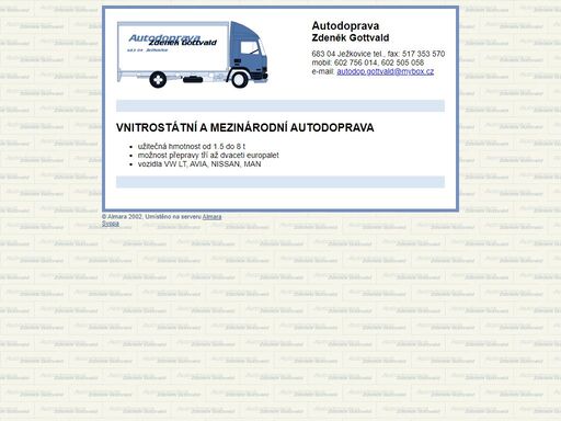 vnitrostátní a mezinárodní autodoprava