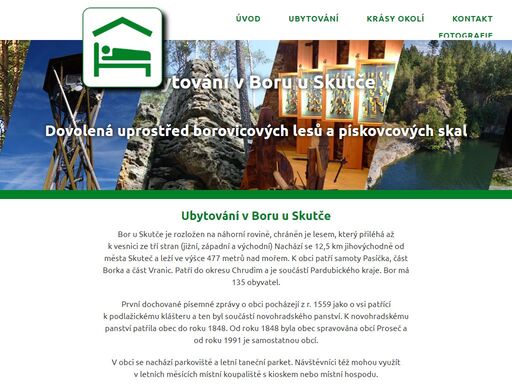 ubytování v boru u skutče