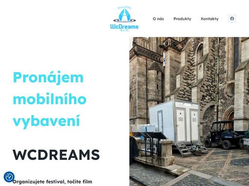 pronájem mobilního vybavení wcdreams organizujete festival, točíte film či plánujete svatbu v panenské přírodě a potřebujete zajistit kvalitní a moderní zázemí? jsme tu pro vás. naše firma se zaměřuje na celkové zázemí od dodávek pitné vody, mobilních toalet po nejmodernější dieselové agregáty stage 5. ceník na stránkách nenajdete, cena se vždy odvíjí od množství pronajímaného