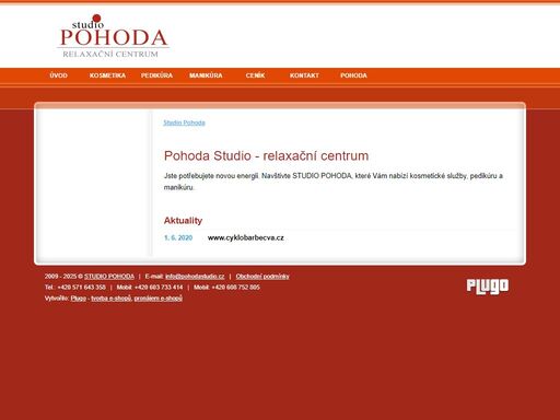pohoda,studio,herbina,lumene,kosmetika,pedikúra,pedikura,manikúra,manikura,whirpool,kadeřnictví,masáže,solárium,infrasauna,relaxační centrum studio pohoda - relaxační centrum
