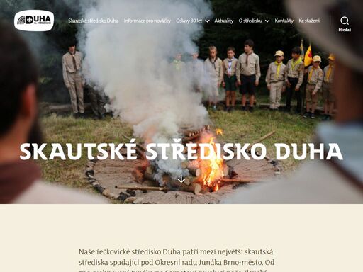 naše řečkovické středisko duha patří mezi největší skautská střediska junáka v brně. krom pěti oddílů z řečkovic k nám patří i skauti z moravských knínic.