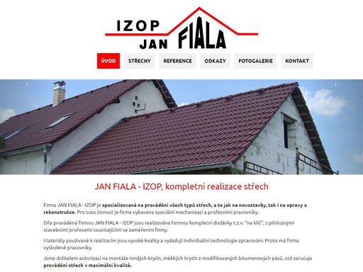 jan fiala - izop, střechy chomutov