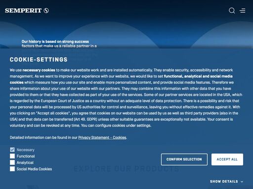 semperit group is a global manufacturer of industrial polymer products and solutions ? learn more about our mission and how we fulfill it! 