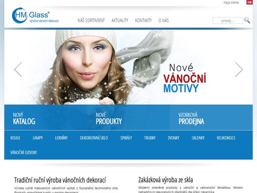 hm glass - výrobce vánoční dekorace